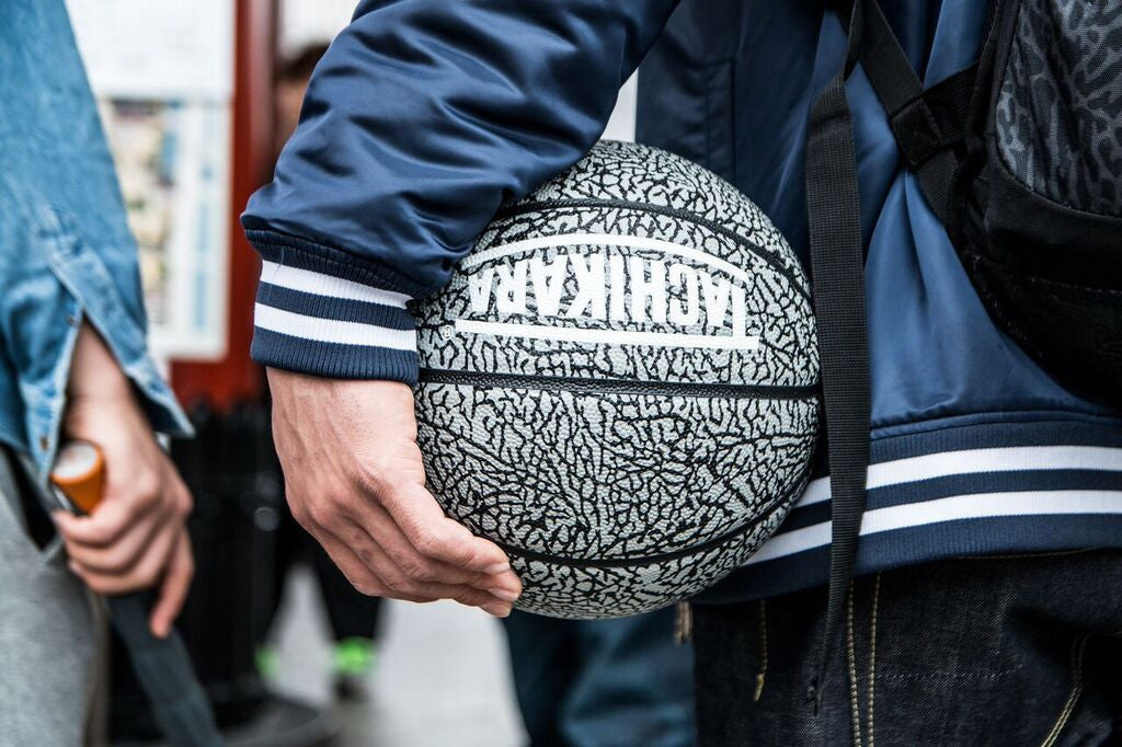 バスケットボール TACHIKARA LEATHER BASKETBALL Elephant TACHIKARA ELEPHANT バスケットボール グリーン/イエロー